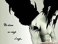 un demonio con alas negras