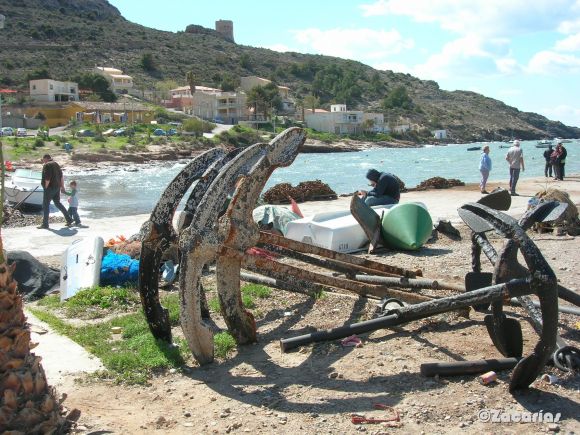 Anclas en Puerto de la Azohía