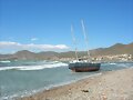 Barco encallado