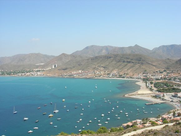 Vista desde la torre de Santa Elena en La Azohía