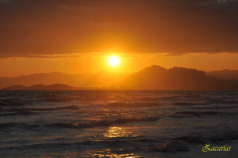 Atardecer en La Azohía