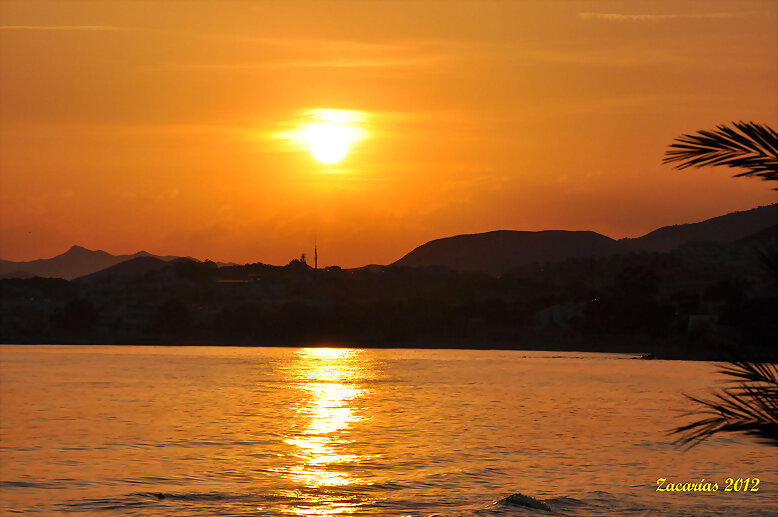 Atardecer en La Azohía. 26/5/2012