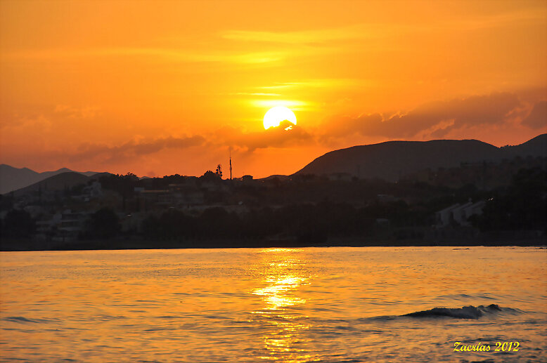 Atardecer en La Azohía. 26/5/2012
