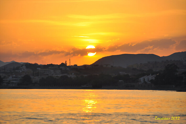 Atardecer en La Azohía. 26/5/2012