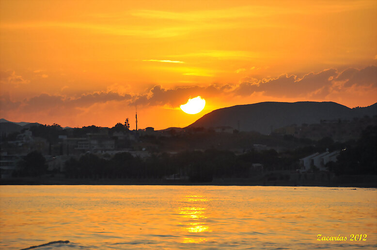 Atardecer en La Azohía. 26/5/2012