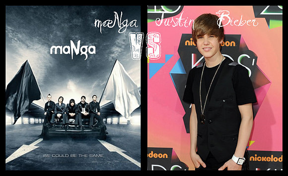 maNga VS Justin Bieber