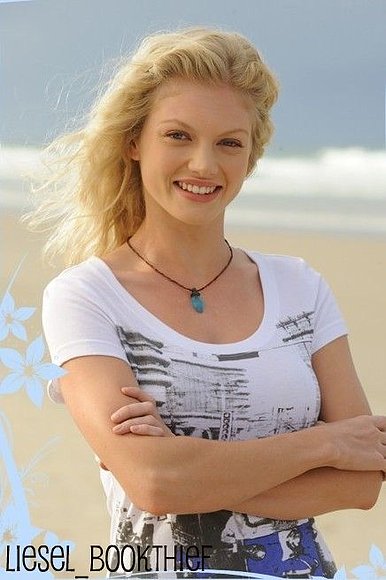 Rikki en la playa
