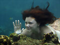Charlotte en el agua