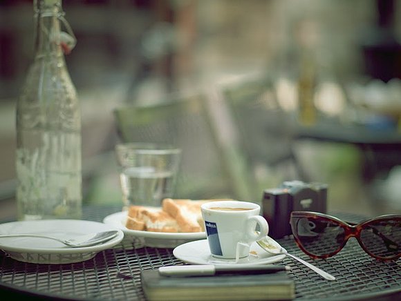 Romantic breakfast