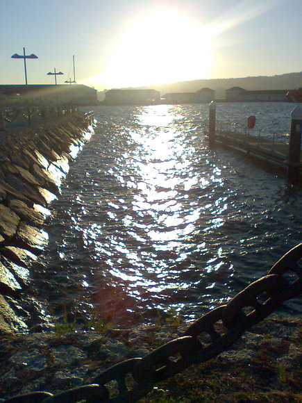 comienza a bajar el sol.
