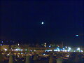Noche de media luna en Pontevedra.