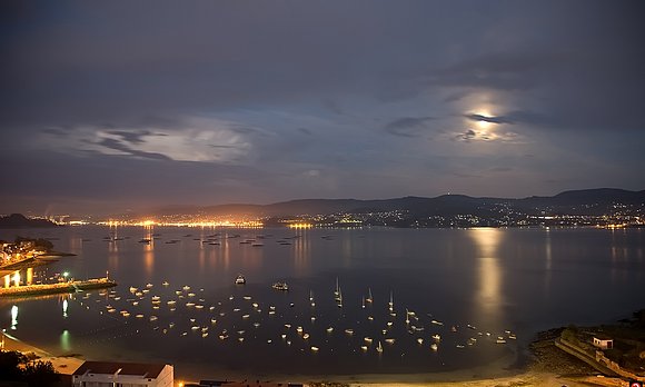 Maravillosa imagen de la Ria de Pontevedra.