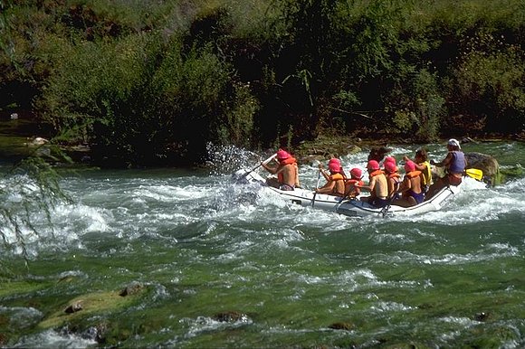 Rafting en la tierra de Gabriel.