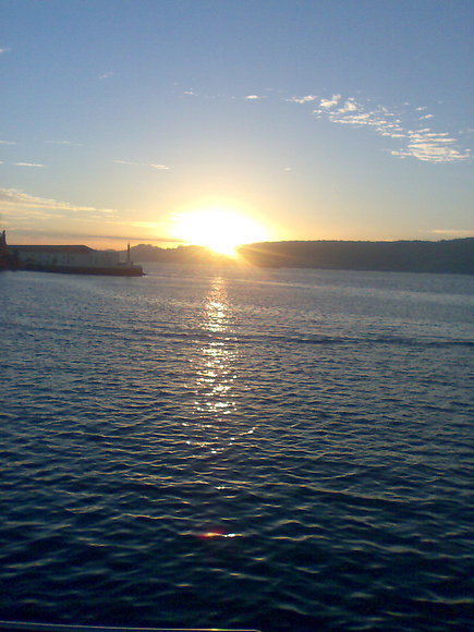 Un atardecer de Sabado