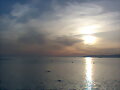 Llegaron las nubes al horizonte.