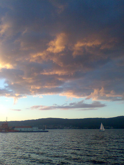 Nubes en el cielo