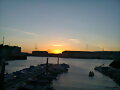 Una puesta de sol.