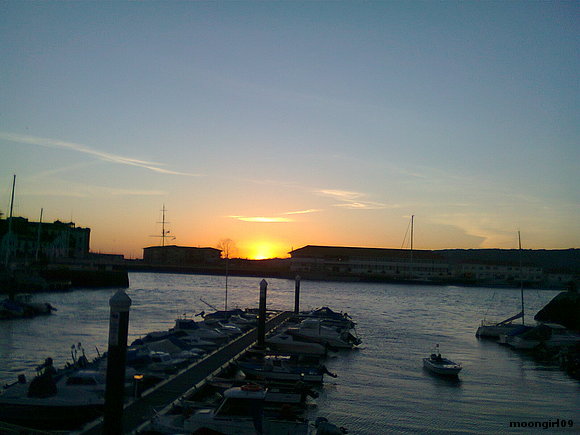 Atardecer romantico