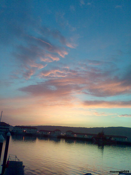 Un atardecer diferente.