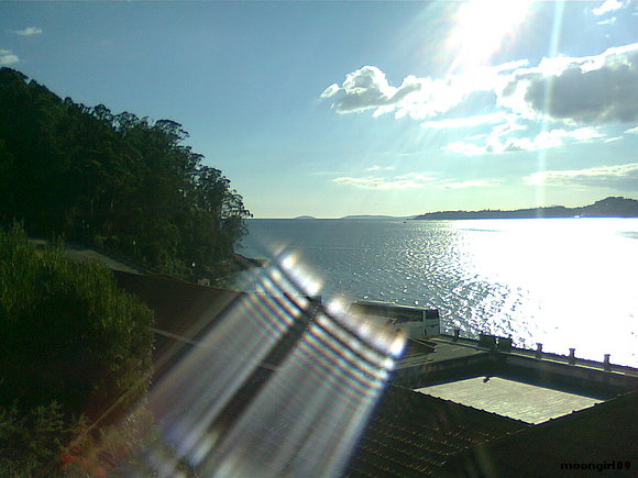 El reflejo del sol,Pontevedra.