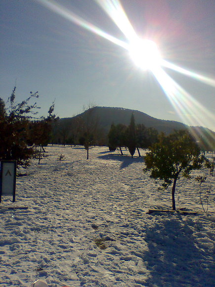 El reflejo del sol