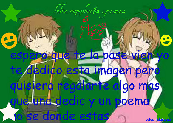 yo y syaoran_kun: felix cumpleaños luis angel
