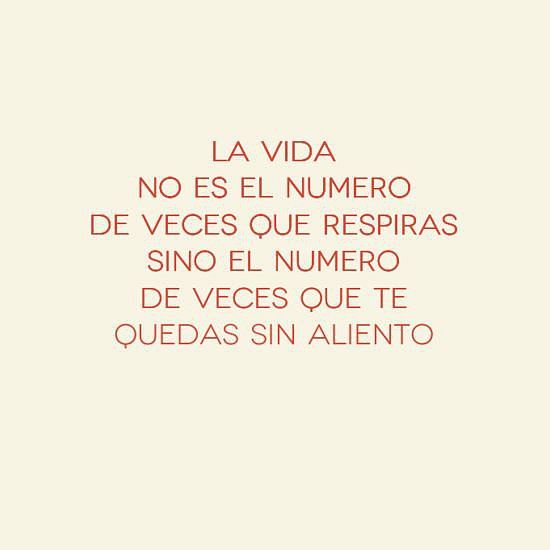 Sin aliento...
