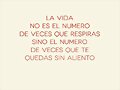Sin aliento...
