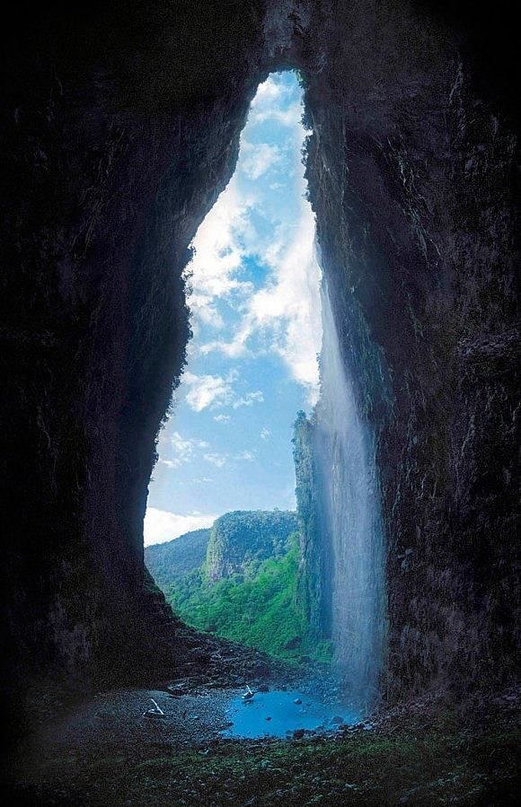 En una cueva...