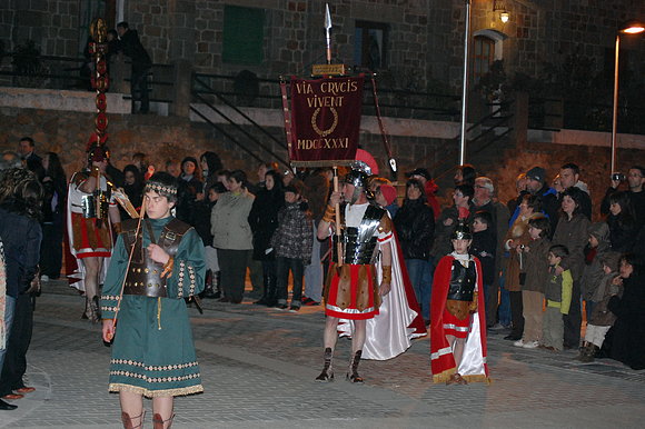 procesion viviente de sant hilari sacalm  girona