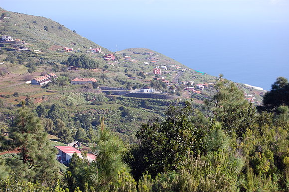 vista desde tenagua isla de la palma canarias