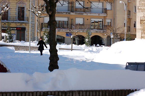 nevada en sant hilario girona
