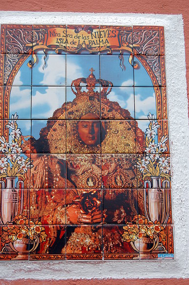 virgen de las nieves isla de la palma canarias