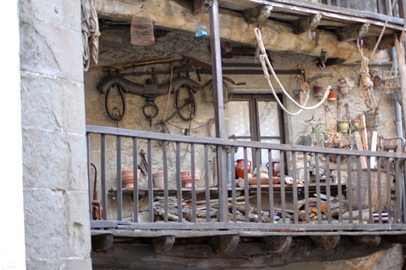 balcon de una casa de sallent