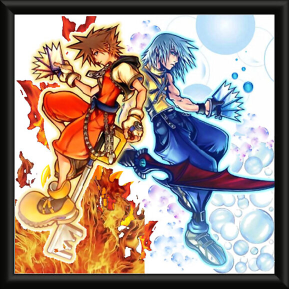 el de la izquierda Rosa,el de la derecha Riku
