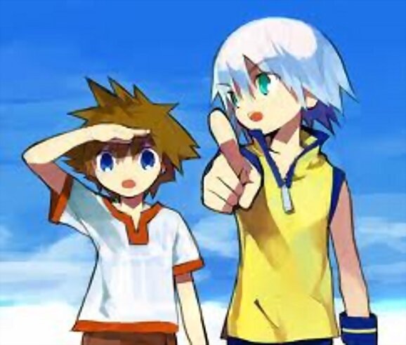 Sora y Riku Niños