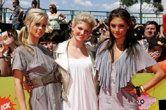 las tres artistas!