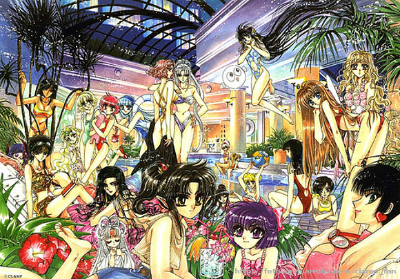Clamp in Wonderland! girls