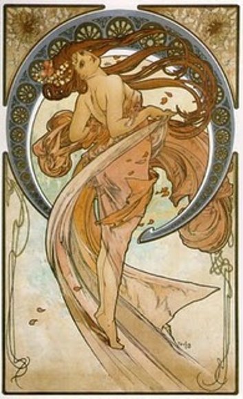 Danza ,de Alphonse Mucha