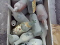 caj&oacute;n de botellas viejas