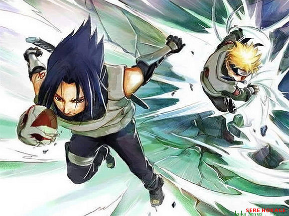 SASUKE Y NARUTO ANBU