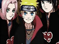 SAKURA,NARUTO Y SASUKE