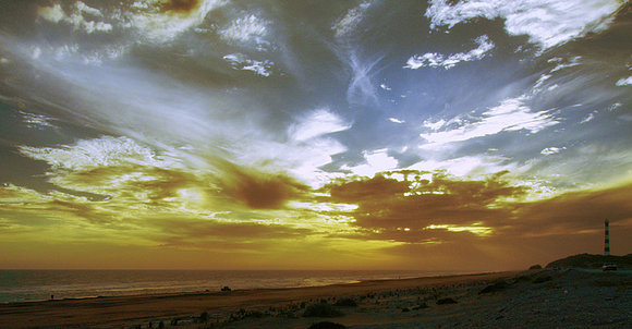 atardecer en claromecó