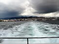Recorriendo en barco las Rias Baixas Gallegas.
