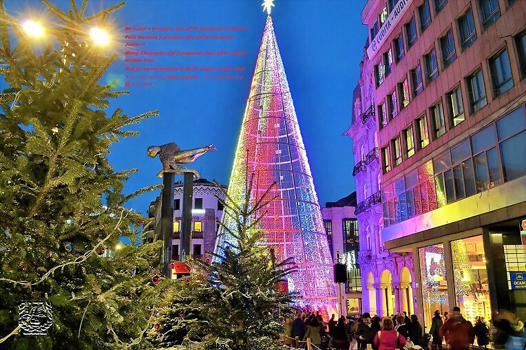 Feliz Navidad y prospero año 2019: Os desea  Javie