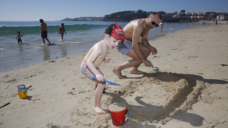 Dia  de  sol en Sanxenxo