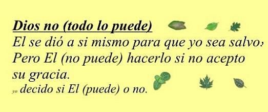 Dios no (todo lo puede)