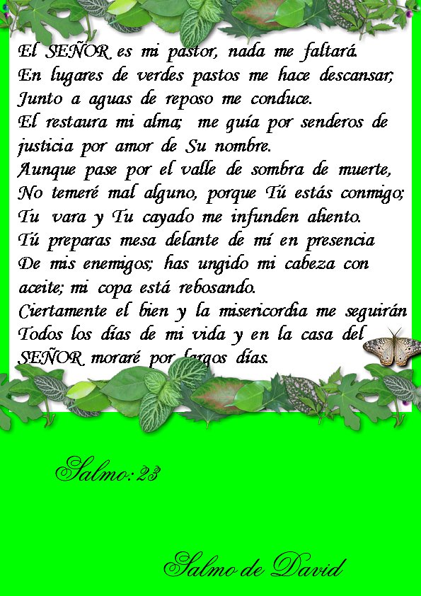 Jehová es mi pastor