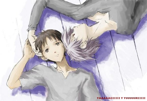 Shinji y Kaworu (Neon Genesis Evangelion)