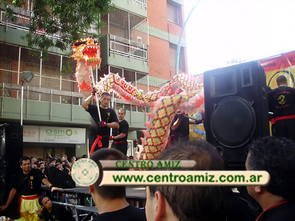 Feliz Año Nuevo Chino del Dragón de Agua